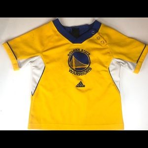 Adidas Golden State Warrior infant warm up shirt